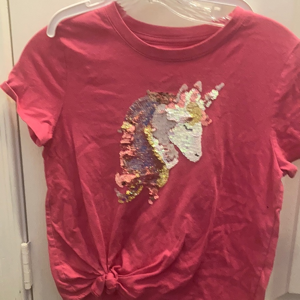 Wonder nation unicorn tee large